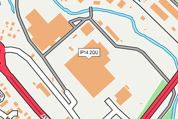 IP14 2QU map - OS OpenMap – Local (Ordnance Survey) IP14 2QU map - OS OpenMap – Local (Ordnance Survey)