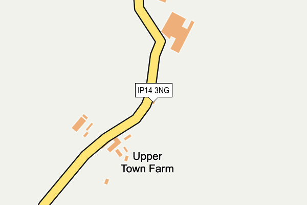 IP14 3NG map - OS OpenMap – Local (Ordnance Survey) IP14 3NG map - OS OpenMap – Local (Ordnance Survey)