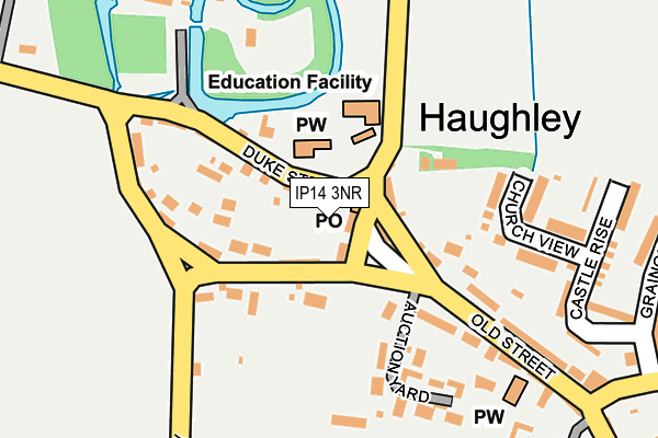 IP14 3NR map - OS OpenMap – Local (Ordnance Survey) IP14 3NR map - OS OpenMap – Local (Ordnance Survey)