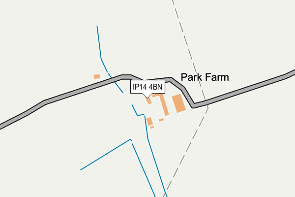 IP14 4BN map - OS OpenMap – Local (Ordnance Survey) IP14 4BN map - OS OpenMap – Local (Ordnance Survey)