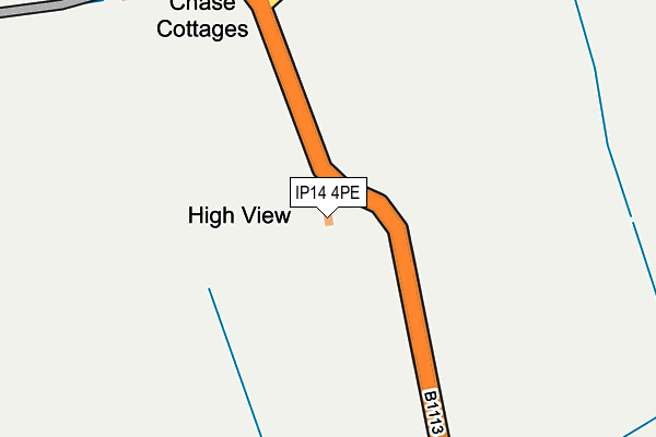 IP14 4PE map - OS OpenMap – Local (Ordnance Survey) IP14 4PE map - OS OpenMap – Local (Ordnance Survey)