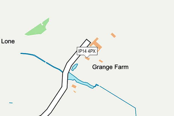 IP14 4PX map - OS OpenMap – Local (Ordnance Survey) IP14 4PX map - OS OpenMap – Local (Ordnance Survey)