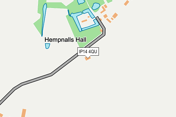 IP14 4QU map - OS OpenMap – Local (Ordnance Survey) IP14 4QU map - OS OpenMap – Local (Ordnance Survey)