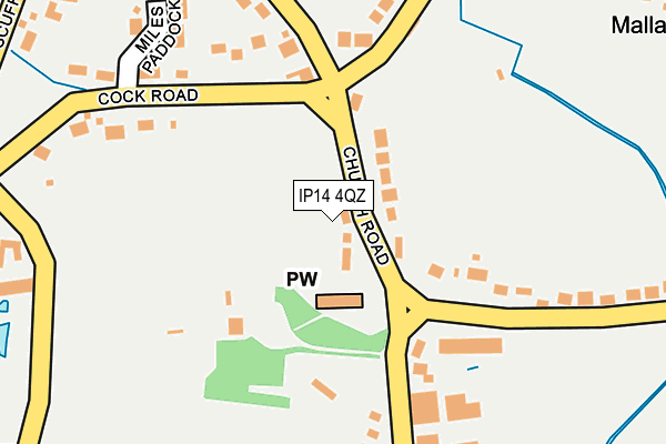 IP14 4QZ map - OS OpenMap – Local (Ordnance Survey) IP14 4QZ map - OS OpenMap – Local (Ordnance Survey)
