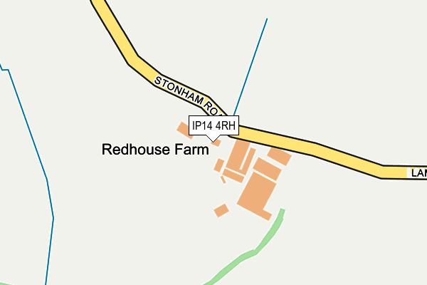 IP14 4RH map - OS OpenMap – Local (Ordnance Survey) IP14 4RH map - OS OpenMap – Local (Ordnance Survey)