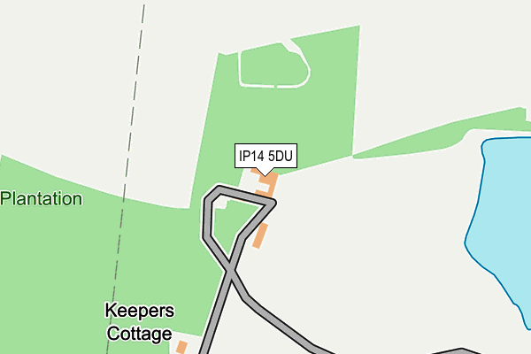 IP14 5DU map - OS OpenMap – Local (Ordnance Survey) IP14 5DU map - OS OpenMap – Local (Ordnance Survey)
