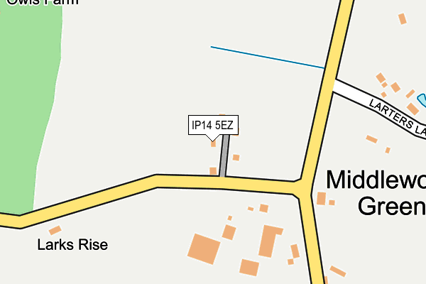 IP14 5EZ map - OS OpenMap – Local (Ordnance Survey) IP14 5EZ map - OS OpenMap – Local (Ordnance Survey)