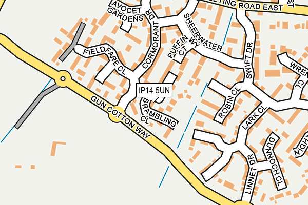 IP14 5UN map - OS OpenMap – Local (Ordnance Survey) IP14 5UN map - OS OpenMap – Local (Ordnance Survey)