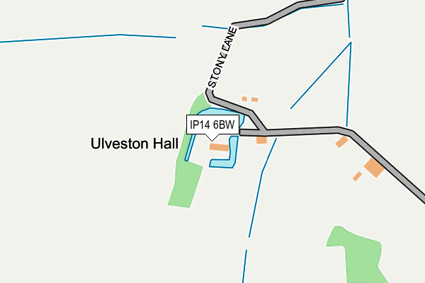 IP14 6BW map - OS OpenMap – Local (Ordnance Survey) IP14 6BW map - OS OpenMap – Local (Ordnance Survey)