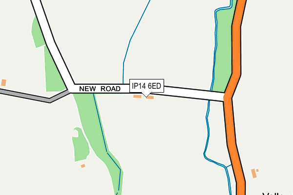 IP14 6ED map - OS OpenMap – Local (Ordnance Survey) IP14 6ED map - OS OpenMap – Local (Ordnance Survey)