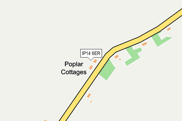 IP14 6ER map - OS OpenMap – Local (Ordnance Survey) IP14 6ER map - OS OpenMap – Local (Ordnance Survey)