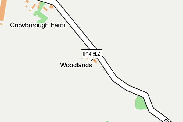 IP14 6LZ map - OS OpenMap – Local (Ordnance Survey) IP14 6LZ map - OS OpenMap – Local (Ordnance Survey)