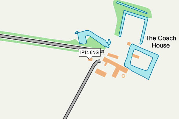 IP14 6NG map - OS OpenMap – Local (Ordnance Survey) IP14 6NG map - OS OpenMap – Local (Ordnance Survey)