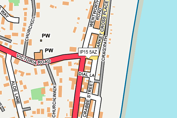 IP15 5AZ map - OS OpenMap – Local (Ordnance Survey) IP15 5AZ map - OS OpenMap – Local (Ordnance Survey)