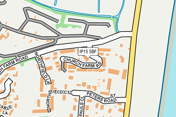 IP15 5BF map - OS OpenMap – Local (Ordnance Survey) IP15 5BF map - OS OpenMap – Local (Ordnance Survey)