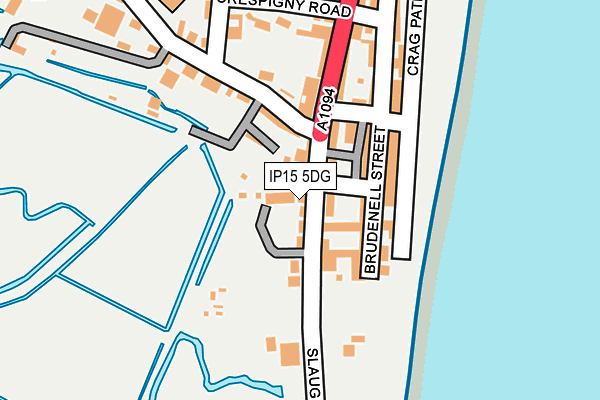 IP15 5DG map - OS OpenMap – Local (Ordnance Survey) IP15 5DG map - OS OpenMap – Local (Ordnance Survey)