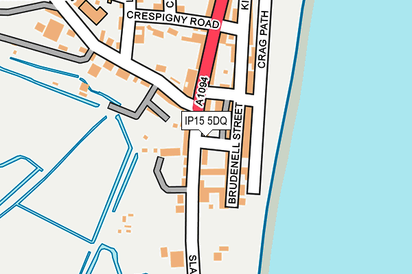 IP15 5DQ map - OS OpenMap – Local (Ordnance Survey) IP15 5DQ map - OS OpenMap – Local (Ordnance Survey)