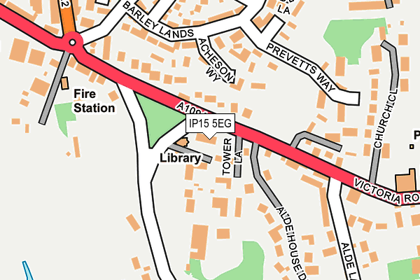 IP15 5EG map - OS OpenMap – Local (Ordnance Survey) IP15 5EG map - OS OpenMap – Local (Ordnance Survey)