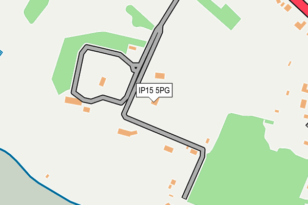 IP15 5PG map - OS OpenMap – Local (Ordnance Survey) IP15 5PG map - OS OpenMap – Local (Ordnance Survey)