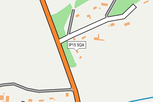 IP15 5QA map - OS OpenMap – Local (Ordnance Survey) IP15 5QA map - OS OpenMap – Local (Ordnance Survey)