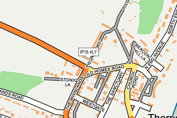 IP16 4LY map - OS OpenMap – Local (Ordnance Survey) IP16 4LY map - OS OpenMap – Local (Ordnance Survey)