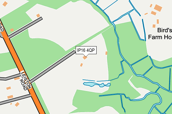 IP16 4QP map - OS OpenMap – Local (Ordnance Survey) IP16 4QP map - OS OpenMap – Local (Ordnance Survey)