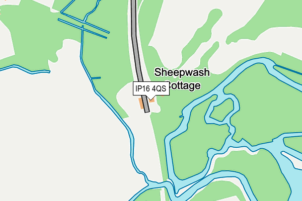 IP16 4QS map - OS OpenMap – Local (Ordnance Survey) IP16 4QS map - OS OpenMap – Local (Ordnance Survey)
