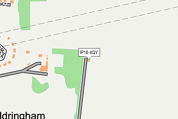 IP16 4QY map - OS OpenMap – Local (Ordnance Survey) IP16 4QY map - OS OpenMap – Local (Ordnance Survey)