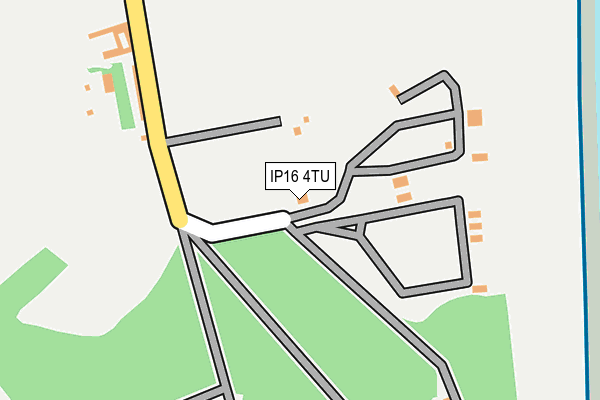 IP16 4TU map - OS OpenMap – Local (Ordnance Survey) IP16 4TU map - OS OpenMap – Local (Ordnance Survey)