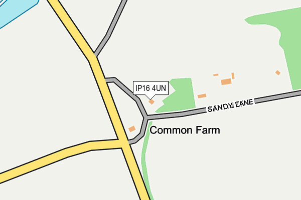 IP16 4UN map - OS OpenMap – Local (Ordnance Survey) IP16 4UN map - OS OpenMap – Local (Ordnance Survey)