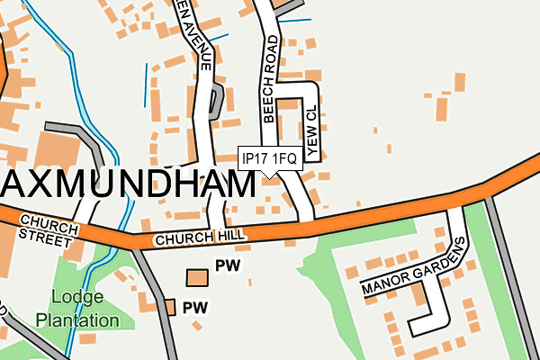 IP17 1FQ map - OS OpenMap – Local (Ordnance Survey) IP17 1FQ map - OS OpenMap – Local (Ordnance Survey)
