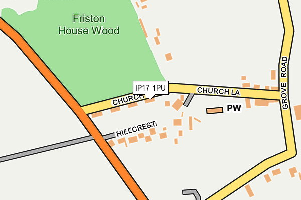 IP17 1PU map - OS OpenMap – Local (Ordnance Survey) IP17 1PU map - OS OpenMap – Local (Ordnance Survey)