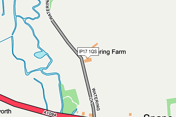 IP17 1QS map - OS OpenMap – Local (Ordnance Survey) IP17 1QS map - OS OpenMap – Local (Ordnance Survey)