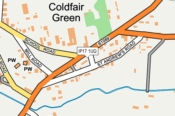 IP17 1UQ map - OS OpenMap – Local (Ordnance Survey) IP17 1UQ map - OS OpenMap – Local (Ordnance Survey)