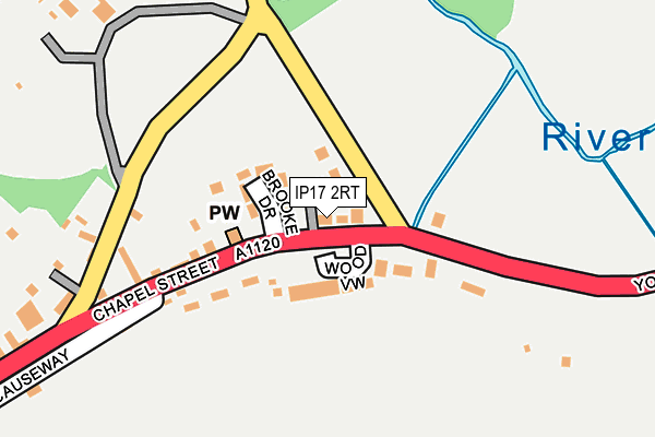 IP17 2RT map - OS OpenMap – Local (Ordnance Survey) IP17 2RT map - OS OpenMap – Local (Ordnance Survey)