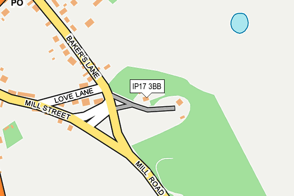 IP17 3BB map - OS OpenMap – Local (Ordnance Survey) IP17 3BB map - OS OpenMap – Local (Ordnance Survey)