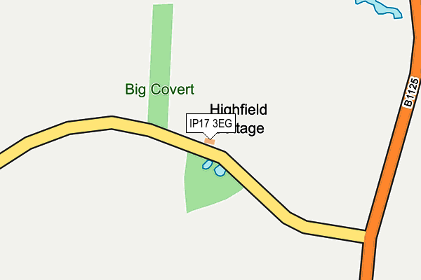 IP17 3EG map - OS OpenMap – Local (Ordnance Survey) IP17 3EG map - OS OpenMap – Local (Ordnance Survey)