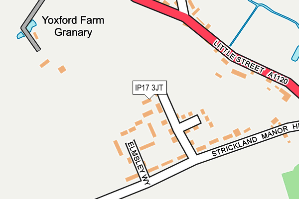 IP17 3JT map - OS OpenMap – Local (Ordnance Survey) IP17 3JT map - OS OpenMap – Local (Ordnance Survey)