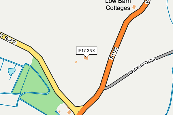 IP17 3NX map - OS OpenMap – Local (Ordnance Survey) IP17 3NX map - OS OpenMap – Local (Ordnance Survey)