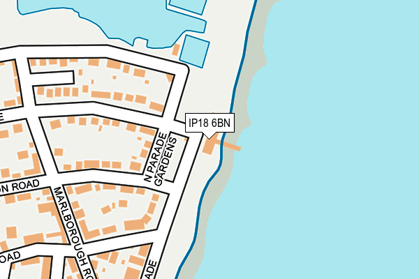 IP18 6BN map - OS OpenMap – Local (Ordnance Survey) IP18 6BN map - OS OpenMap – Local (Ordnance Survey)