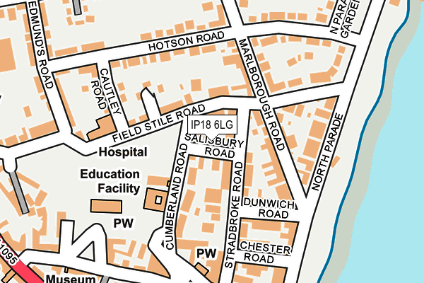 IP18 6LG map - OS OpenMap – Local (Ordnance Survey) IP18 6LG map - OS OpenMap – Local (Ordnance Survey)