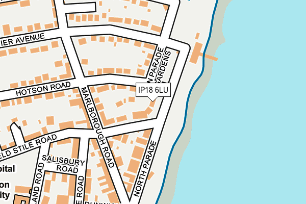 IP18 6LU map - OS OpenMap – Local (Ordnance Survey) IP18 6LU map - OS OpenMap – Local (Ordnance Survey)