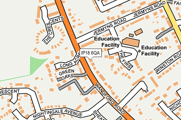 IP18 6QA map - OS OpenMap – Local (Ordnance Survey) IP18 6QA map - OS OpenMap – Local (Ordnance Survey)