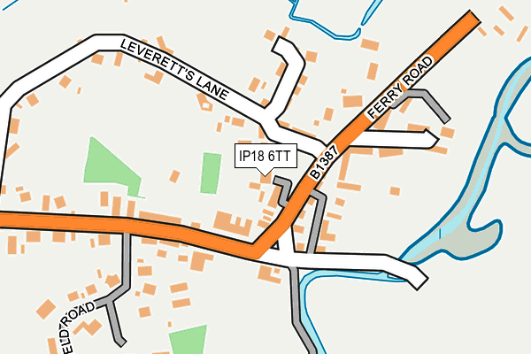 IP18 6TT map - OS OpenMap – Local (Ordnance Survey) IP18 6TT map - OS OpenMap – Local (Ordnance Survey)