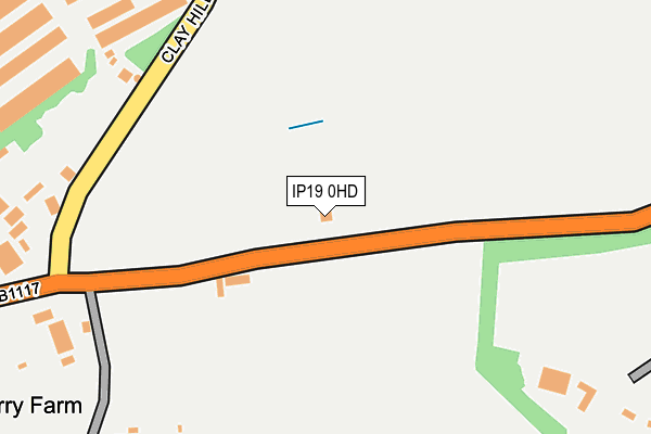 IP19 0HD map - OS OpenMap – Local (Ordnance Survey)