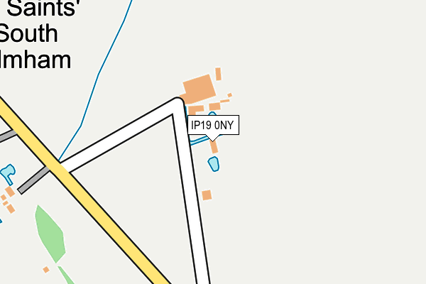 IP19 0NY map - OS OpenMap – Local (Ordnance Survey)