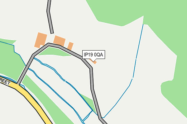 IP19 0QA map - OS OpenMap – Local (Ordnance Survey) IP19 0QA map - OS OpenMap – Local (Ordnance Survey)