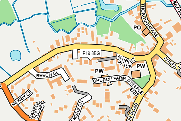 IP19 8BG map - OS OpenMap – Local (Ordnance Survey) IP19 8BG map - OS OpenMap – Local (Ordnance Survey)