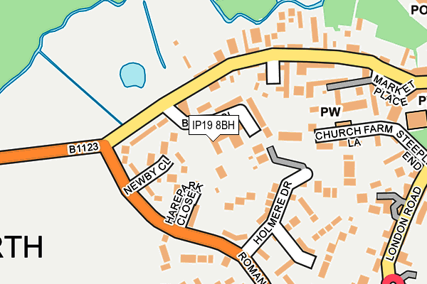 IP19 8BH map - OS OpenMap – Local (Ordnance Survey) IP19 8BH map - OS OpenMap – Local (Ordnance Survey)