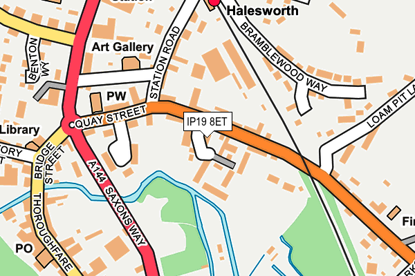 IP19 8ET map - OS OpenMap – Local (Ordnance Survey) IP19 8ET map - OS OpenMap – Local (Ordnance Survey)